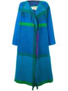 Jc De Castelbajac Vintage Two Way Oversized Coat - Blue