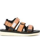 Suicoke Velcro Fastening Sandals, Adult Unisex, Size: 4, Nude/neutrals, Nylon/rubber