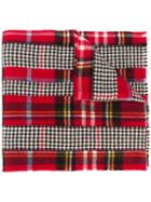 Comme Des Garçons Shirt Checked Scarf, Men's, Wool