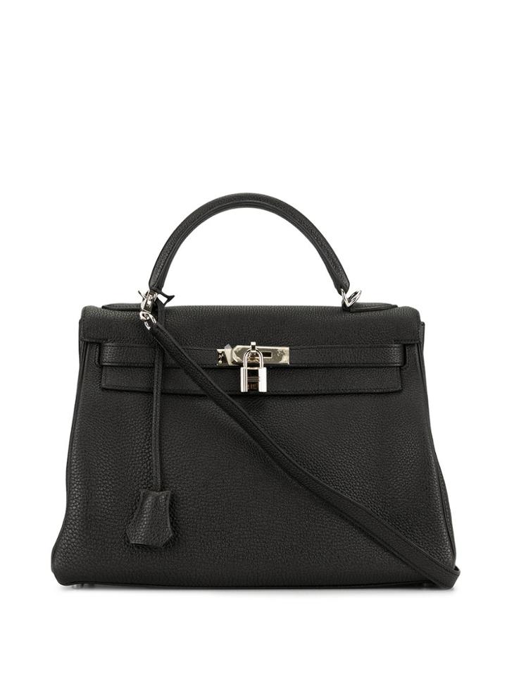 Hermès Pre-owned Kelly 32 2way Bag - Black