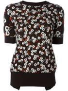 Marni Knitted Floral Top, Women's, Size: 42, Brown, Polyamide/wool/alpaca/virgin Wool