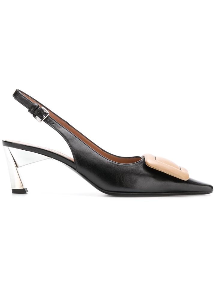 Marni Padded Tongue Pumps - Black