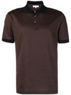 Salvatore Ferragamo Short Sleeve Polo - Brown