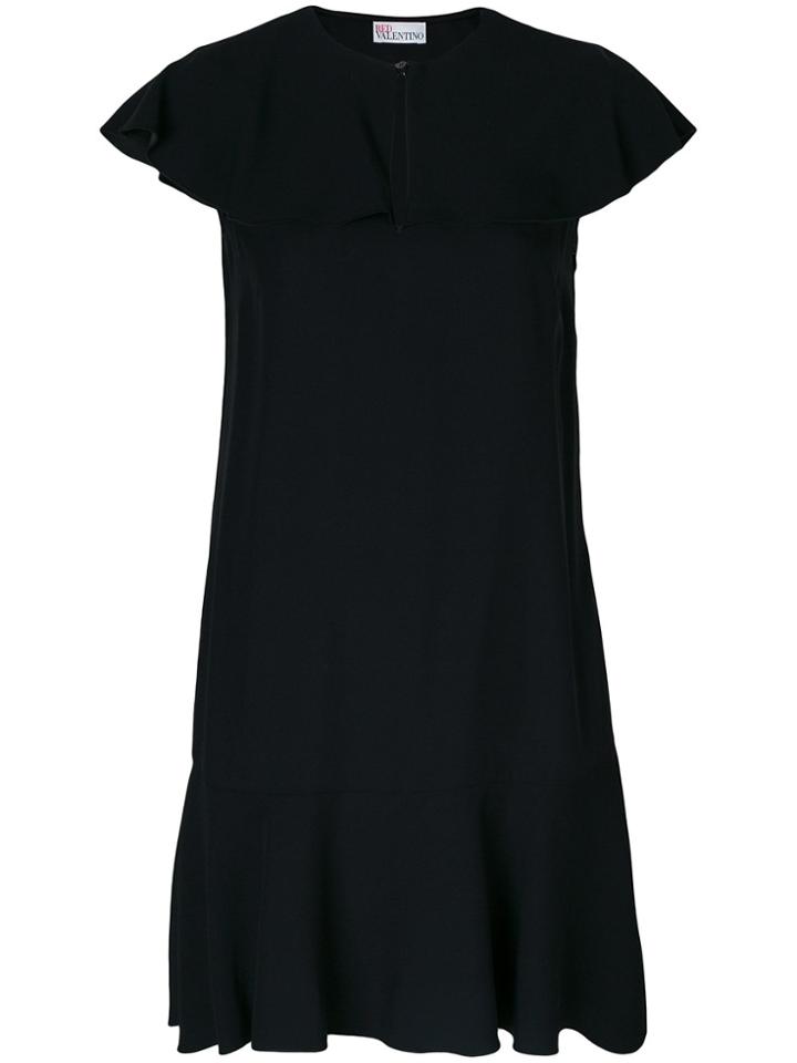 Red Valentino Flared Mini Dress - Black