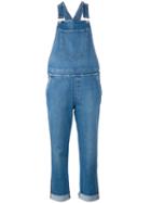 Stella Mccartney Denim Dungarees, Women's, Size: 42, Blue, Cotton/spandex/elastane