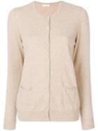 Le Tricot Perugia - Cashmere Cardigan - Women - Cashmere - Xxl, Nude/neutrals, Cashmere