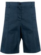 Barena Tailored Cargo Shorts - Blue