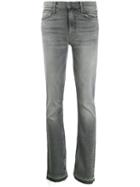 Mother Straight Jeans - Grey