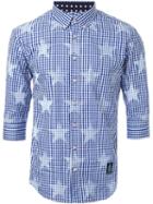 Guild Prime Star Print Checked Shirt