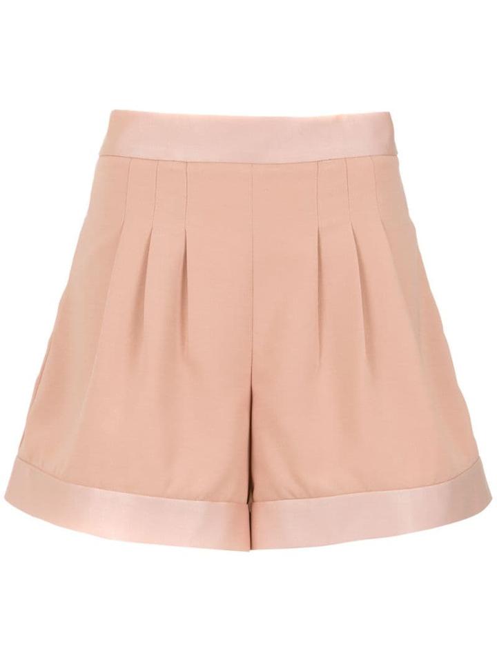 Olympiah High Waist Condotti Shorts - Pink