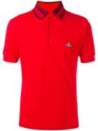 Vivienne Westwood Man Pique Krall Polo Shirt, Men's, Size: Xl, Red, Cotton