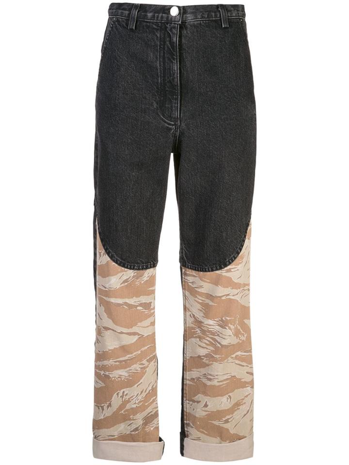 Rachel Comey Combined Print Trousers - Grey