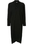 Yohji Yamamoto Pre-owned Backless Button-up Dress - Black
