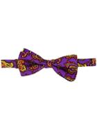 Etro Printed Bow Tie - Purple