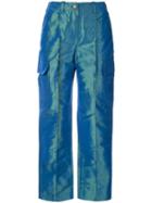 Chanel Pre-owned Straight-leg Pants - Blue