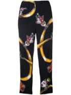 Marni Pants In Viscose Cracker Jacks Print - Black