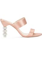 Sophia Webster Embellished Heel Sandals - Pink