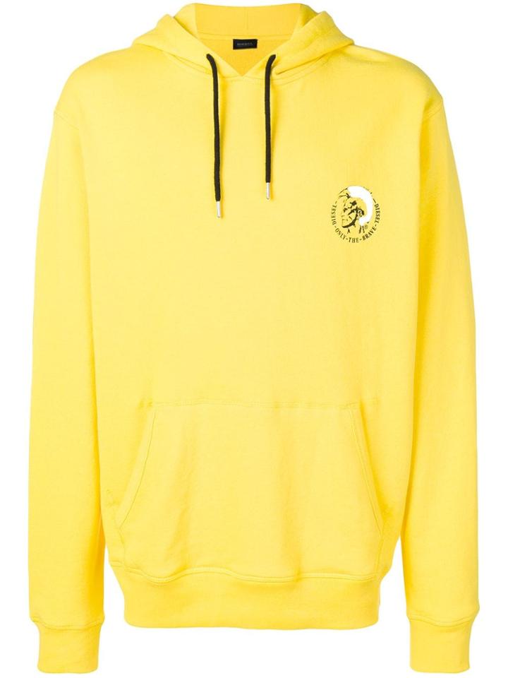 Diesel Umlt-brandon Hoodie - Yellow