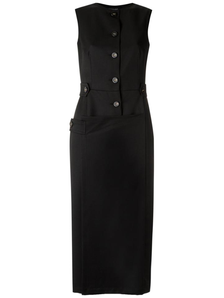 Reinaldo Lourenço Midi Dress - Black