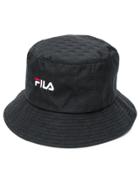 Fila Embroidered Logo Bucket Hat - Black