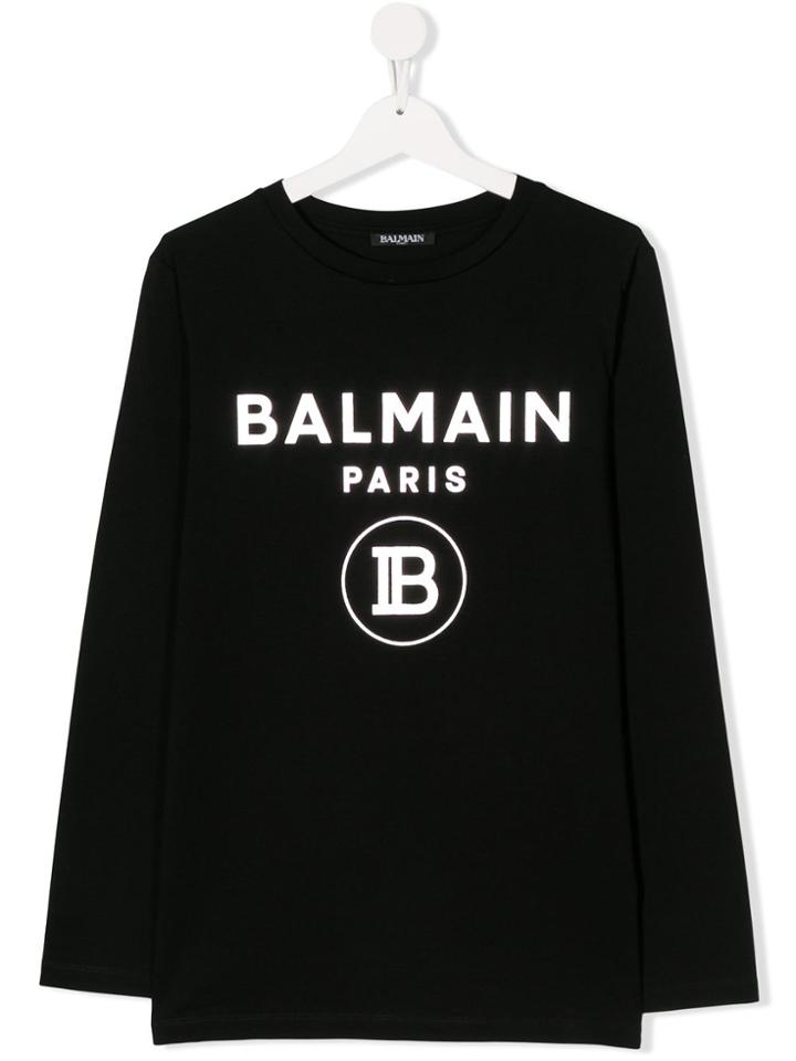 Balmain Kids 6l8580lx160930agt - Black