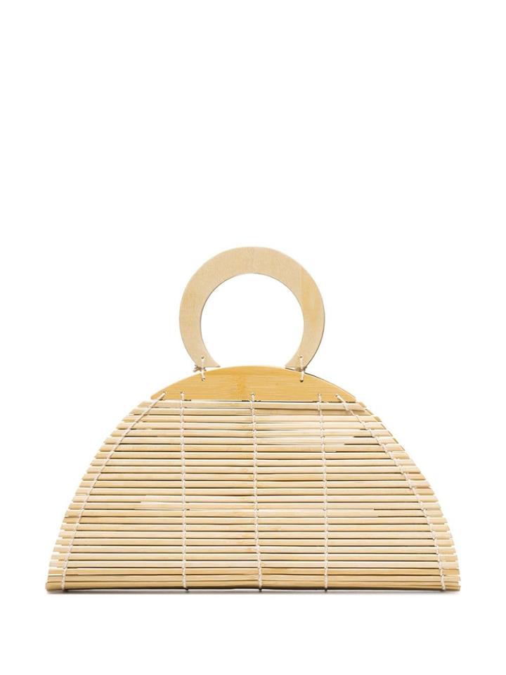 Cult Gaia Ally Curved Tote - Neutrals
