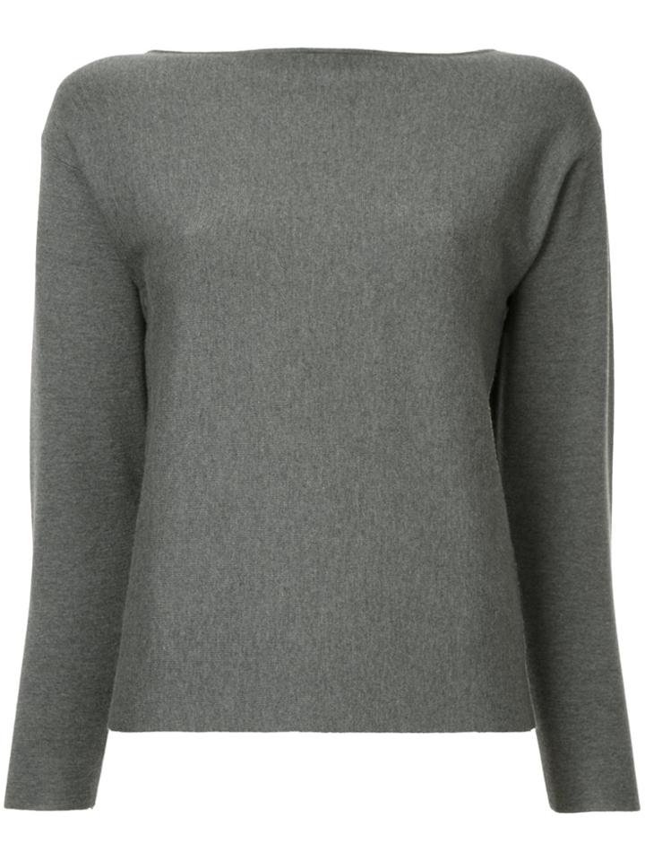 Des Prés Crew Neck Jumper - Grey