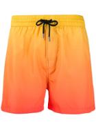 Iceberg Logo Print Swim Shorts - Yellow