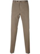 Pt01 Slim-fit Chinos, Men's, Size: 46, Nude/neutrals, Cotton/spandex/elastane
