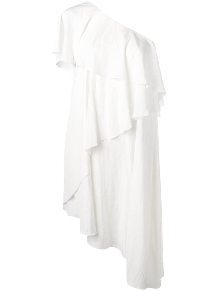 Lanvin Ruffled Party Dress - White