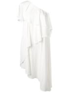 Lanvin Ruffled Party Dress - White