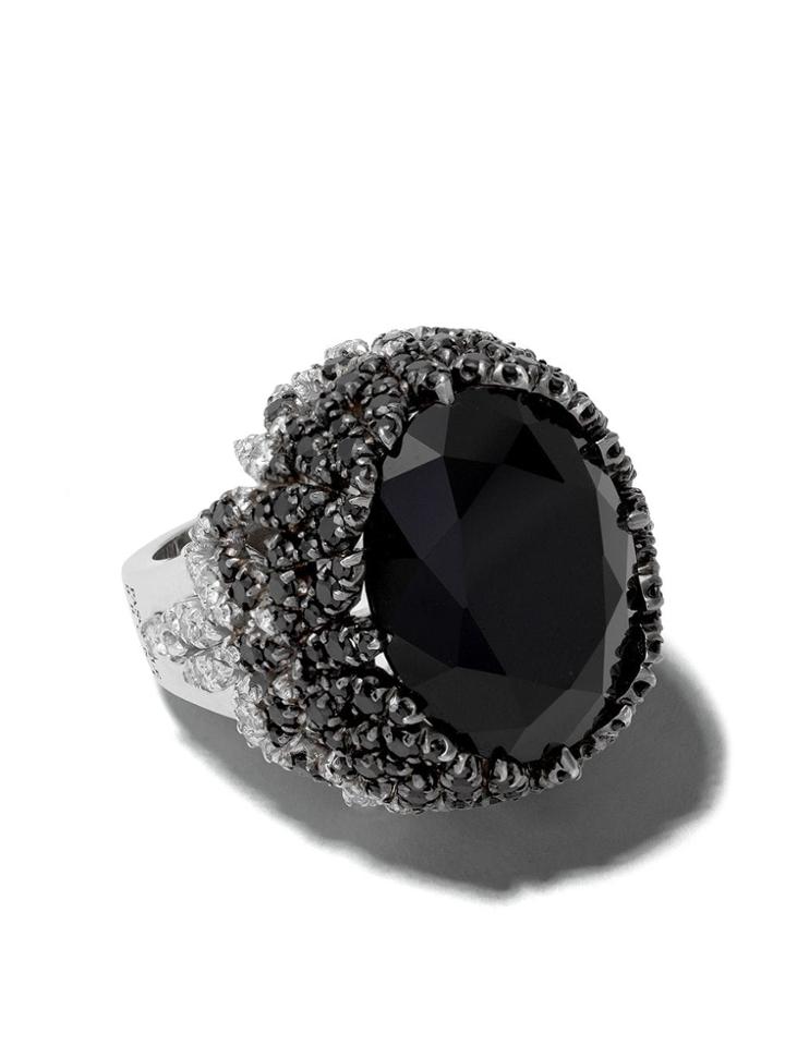 Pasquale Bruni 18kt White Gold Ghirlanda Onyx And Diamond Cocktail