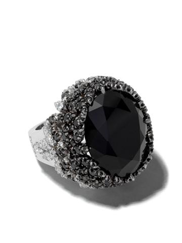 Pasquale Bruni 18kt White Gold Ghirlanda Onyx And Diamond Cocktail