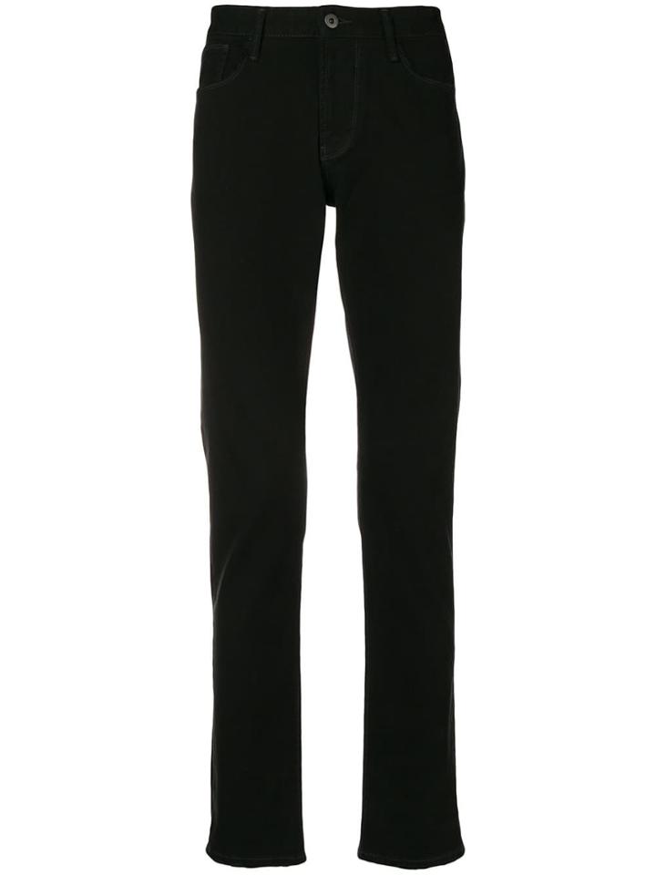 Emporio Armani Slim Leg Jeans - Black