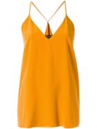Andrea Marques Silk Top - Yellow & Orange