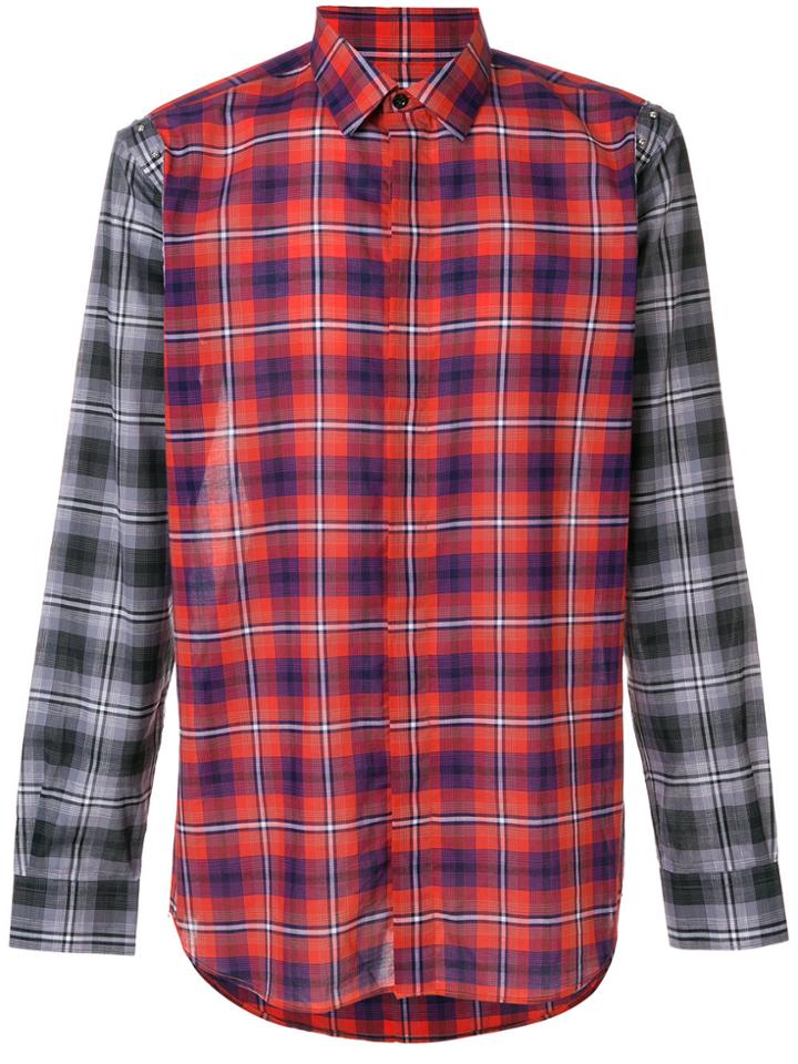 Givenchy Contrast Check Shirt - Multicolour