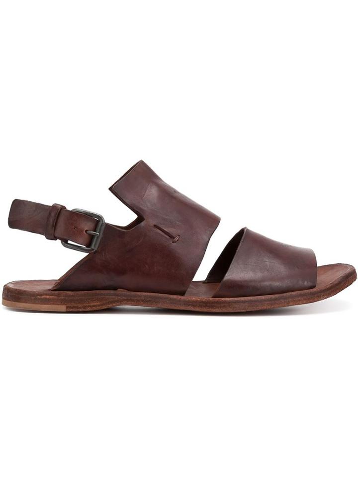 Officine Creative Kimolos Sandals, Men's, Size: 45, Brown, Leather
