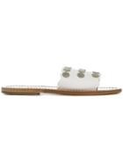 Solange Sandals Studded Strap Sandals - White