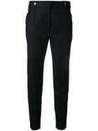 Off-white Embroidered Skinny Trousers - Black