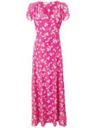 P.a.r.o.s.h. Sapored Floral Wrap Dress - Pink