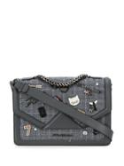 Karl Lagerfeld K/klassik Pins Shoulder Bag - Grey