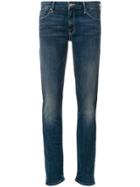 Mother Stonewashed Skinny Jeans - Blue