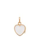 Loquet Small Heart Locket Necklace - Metallic