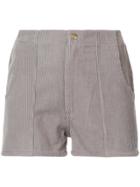 Adaptation Ribbed Shorts - Grey