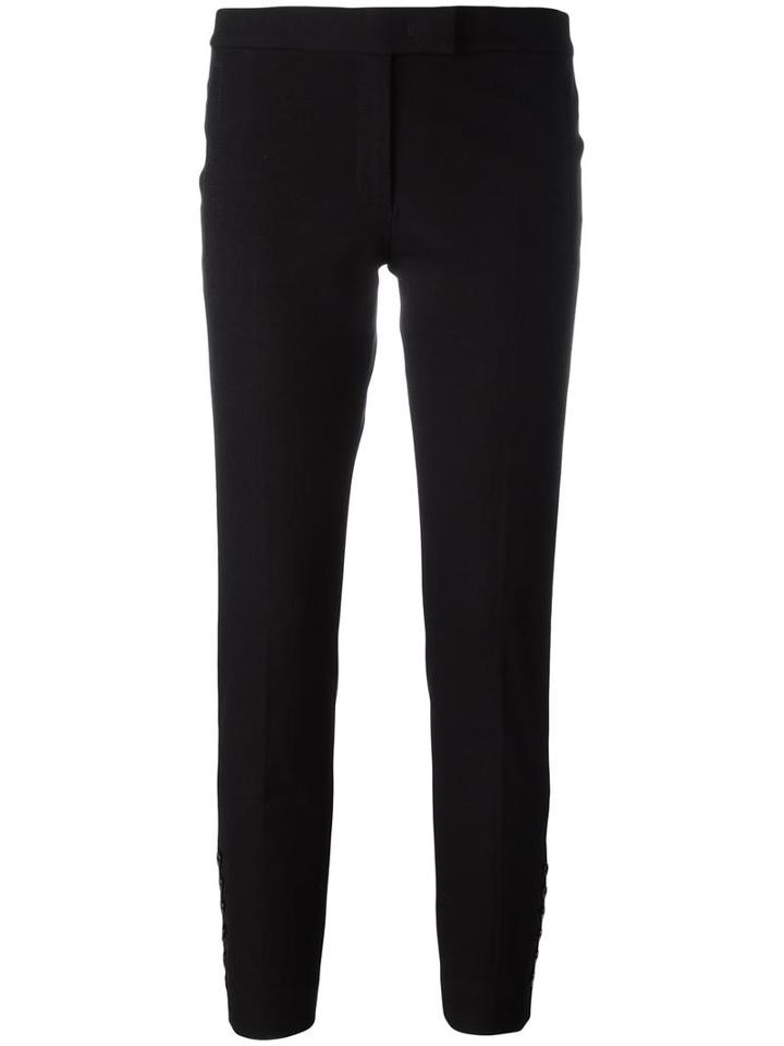 Joseph Tailored Cropped Trousers, Women's, Size: 40, Black, Spandex/elastane/viscose/cotton
