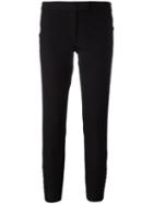 Joseph Tailored Cropped Trousers, Women's, Size: 40, Black, Spandex/elastane/viscose/cotton