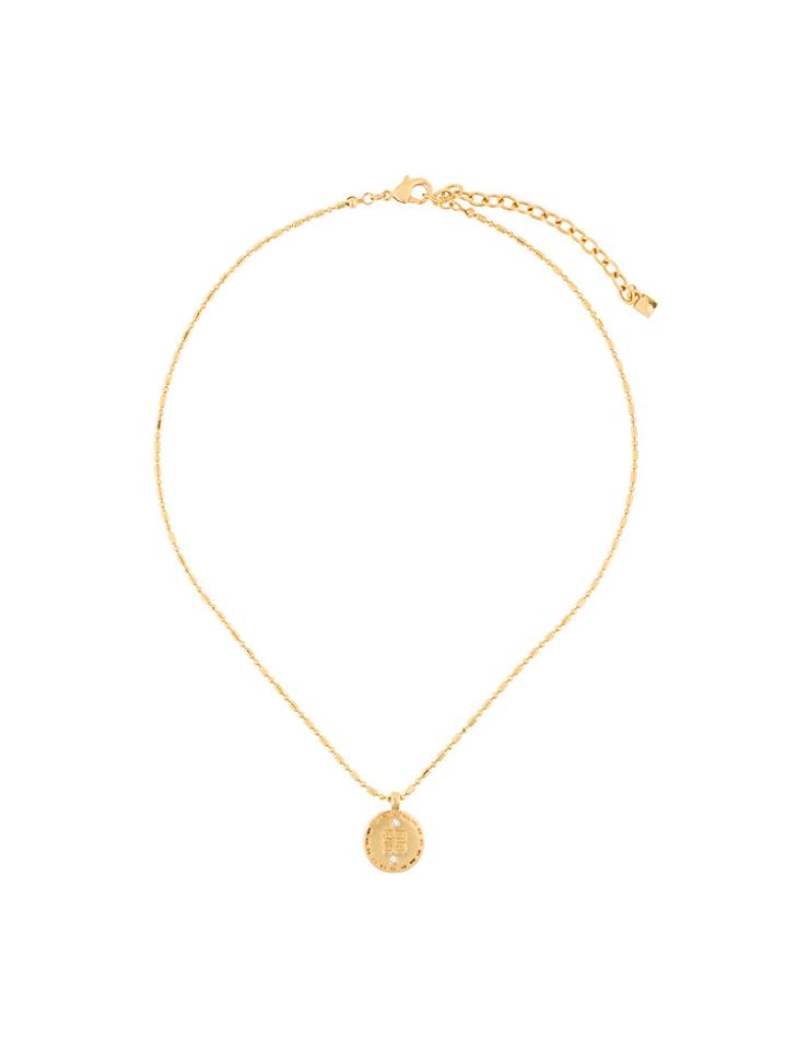Givenchy Vintage 1990s Vintage Givenchy Coin Pendant - Metallic