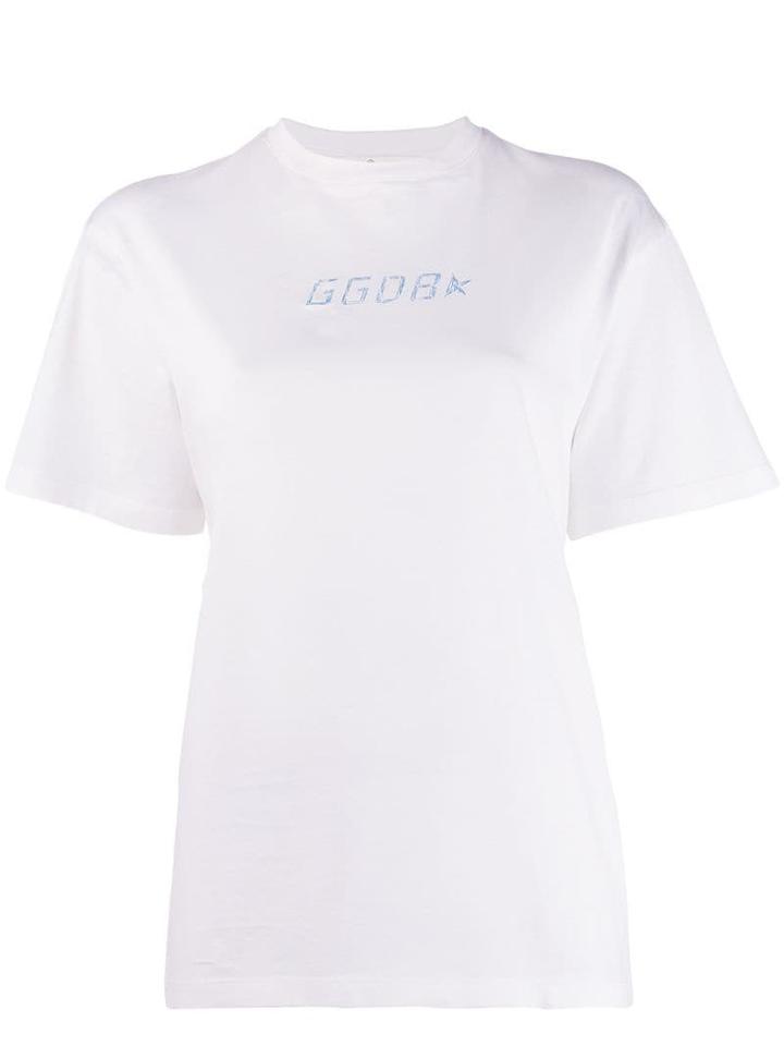 Golden Goose Printed Logo T-shirt - White