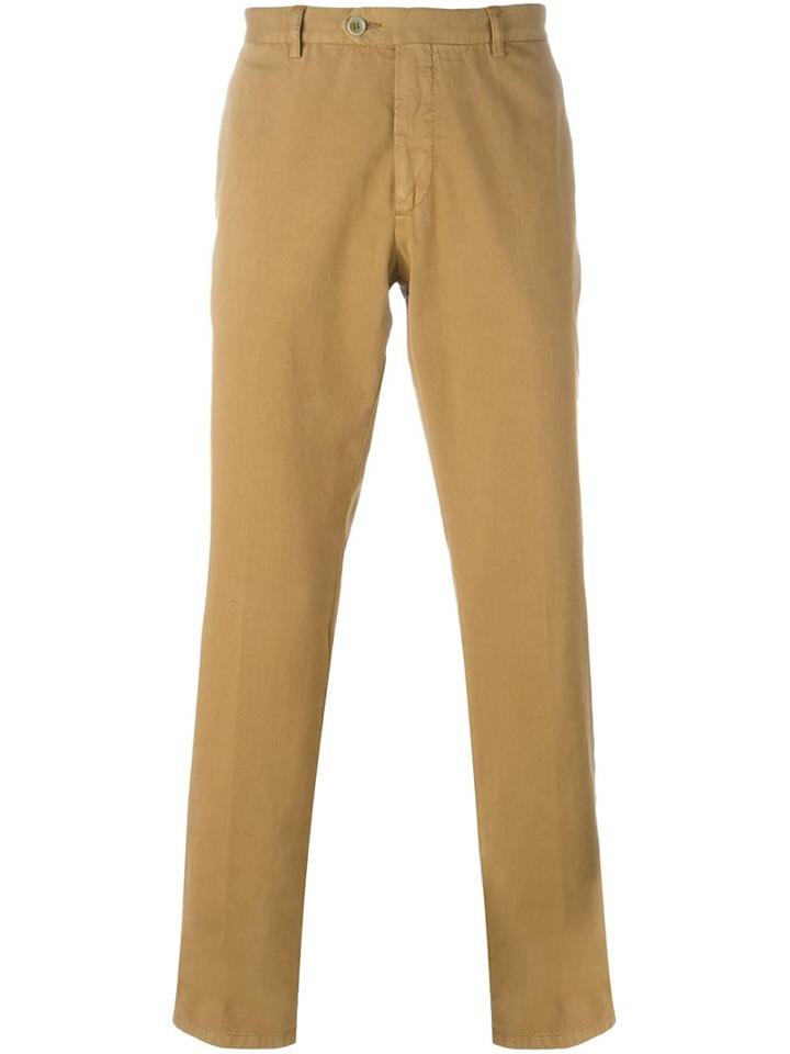 Etro Classic Chinos, Men's, Size: 48, Nude/neutrals, Cotton/cashmere