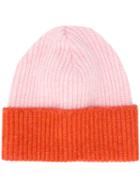 Baum Und Pferdgarten Two-tone Knitted Beanie - Orange